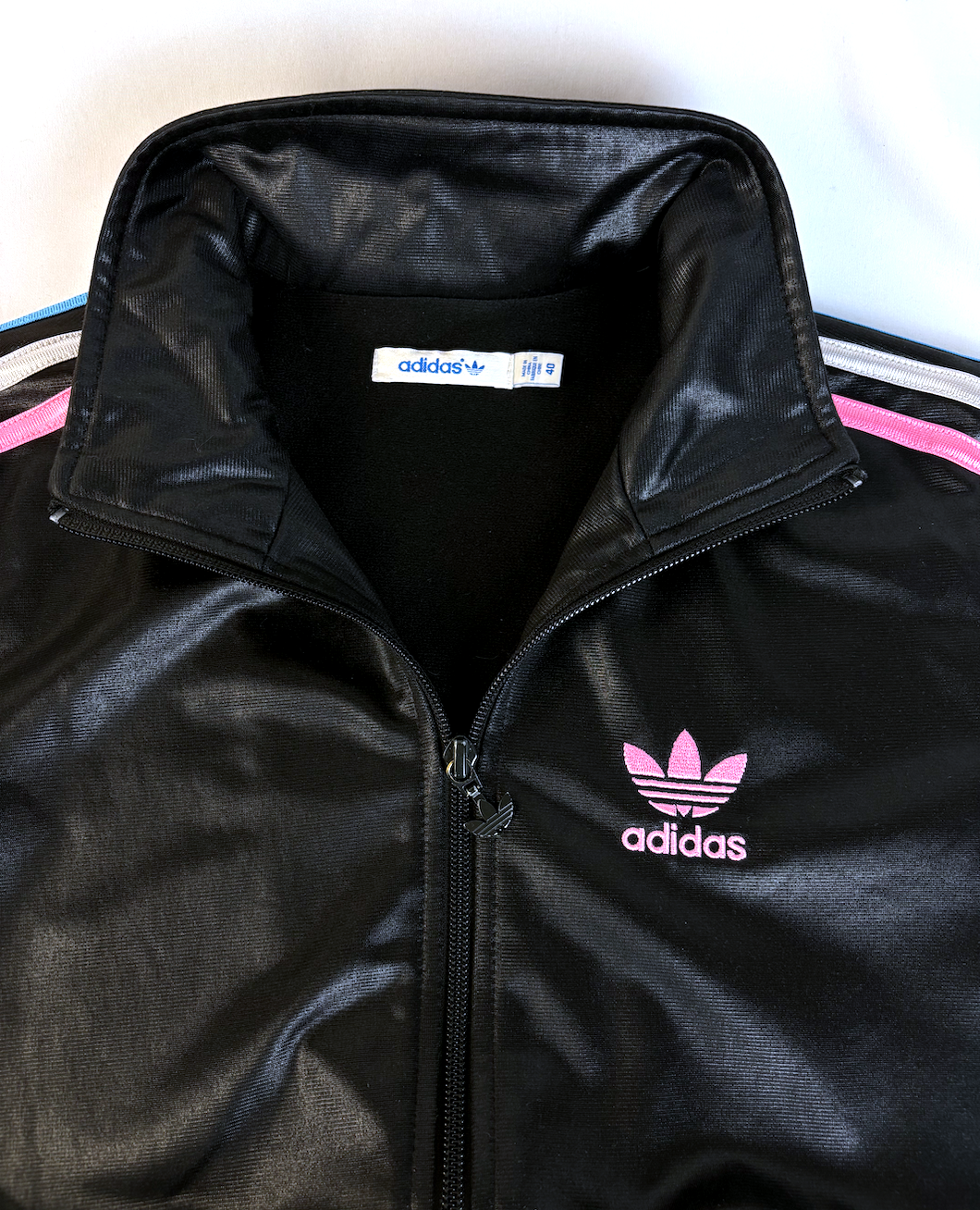 adidas CHILE 62 jacket pink white baby blue