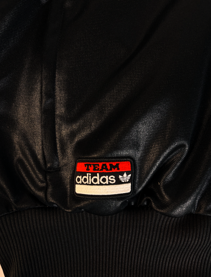 Adidas jacket high neck red